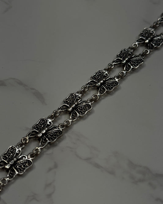 butterfly sterling silver bracelet 
