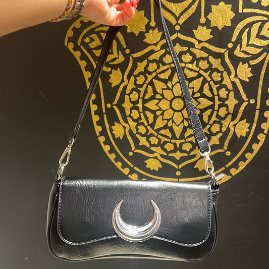 Crescent Leather Bag