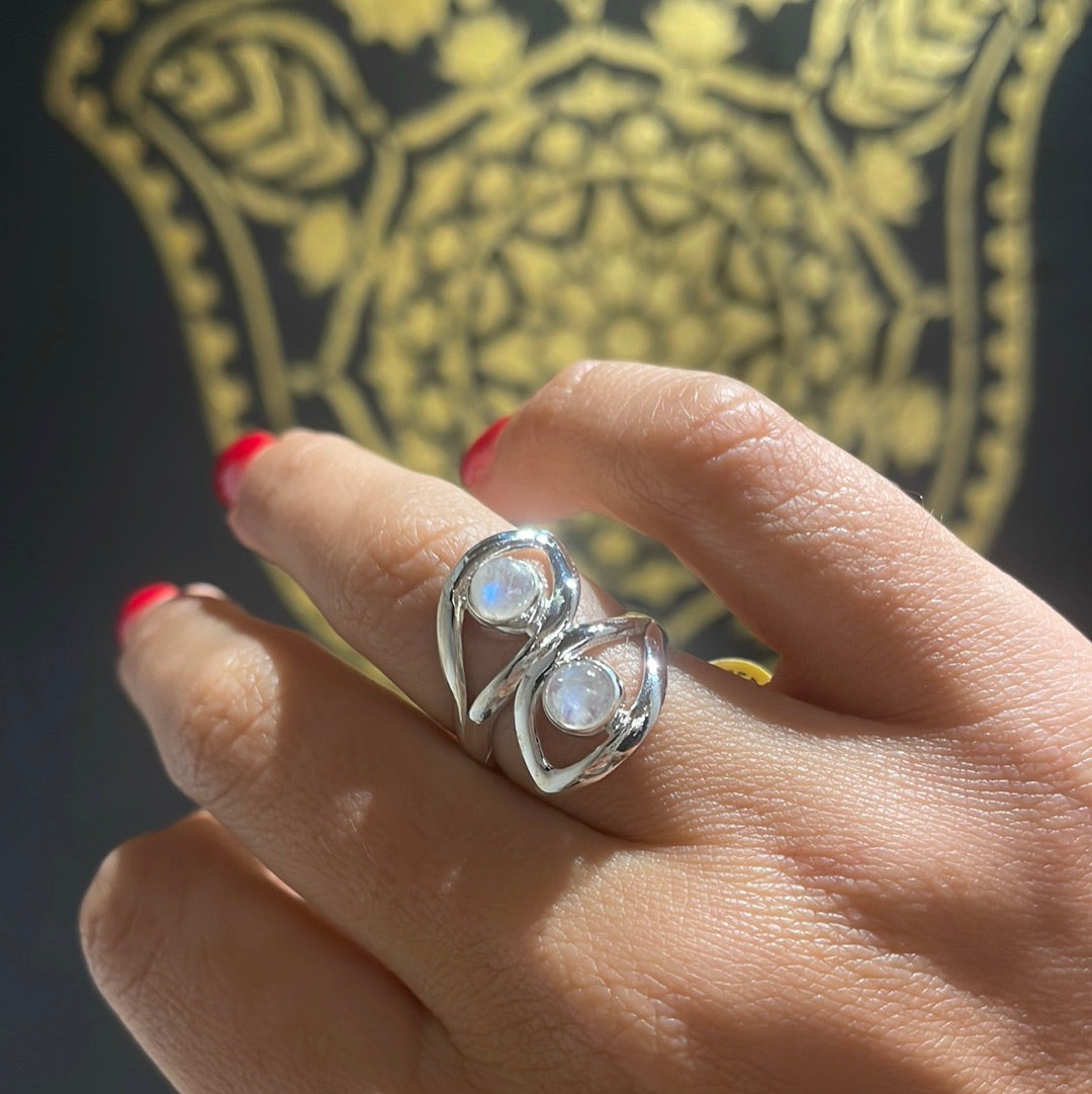 Look at Me Moonstone Ring
