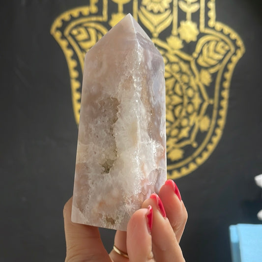 cherry blossom agate tower