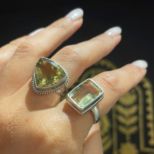 Citrine Sterling Silver Ring