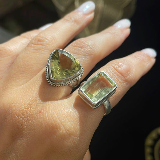 Citrine Sterling Silver Ring