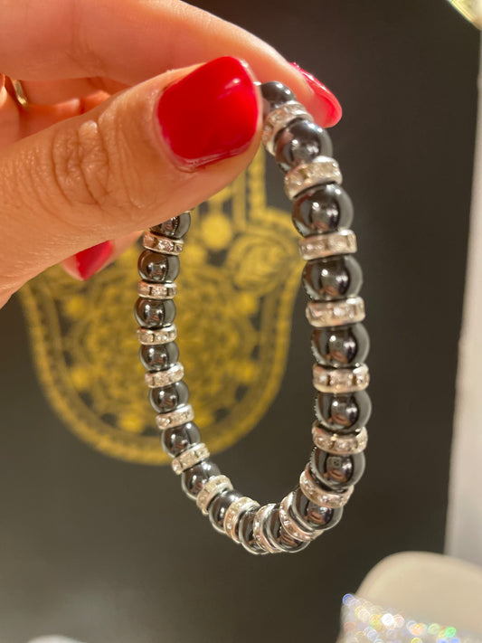 Sparkly hematite bracelet