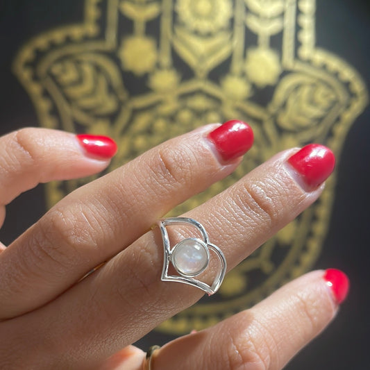 Isis Moonstone Ring