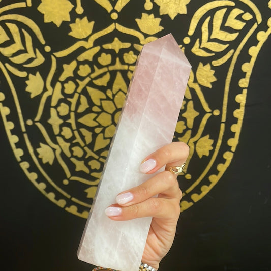 Rose Quartz Giant Tower Point