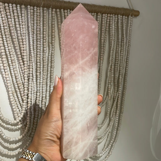 Rose Quartz Giant Tower Point