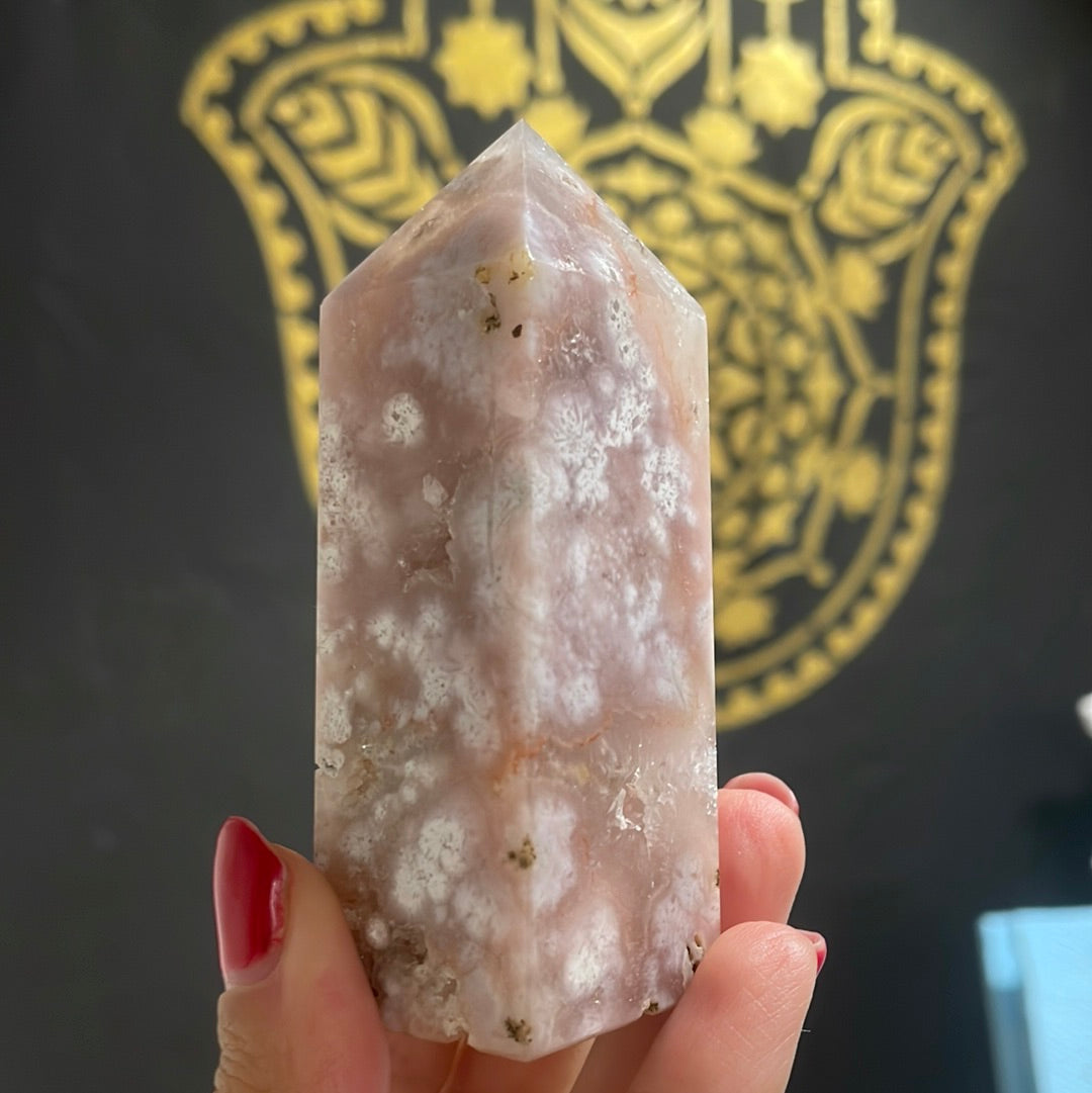 cherry blossom agate tower