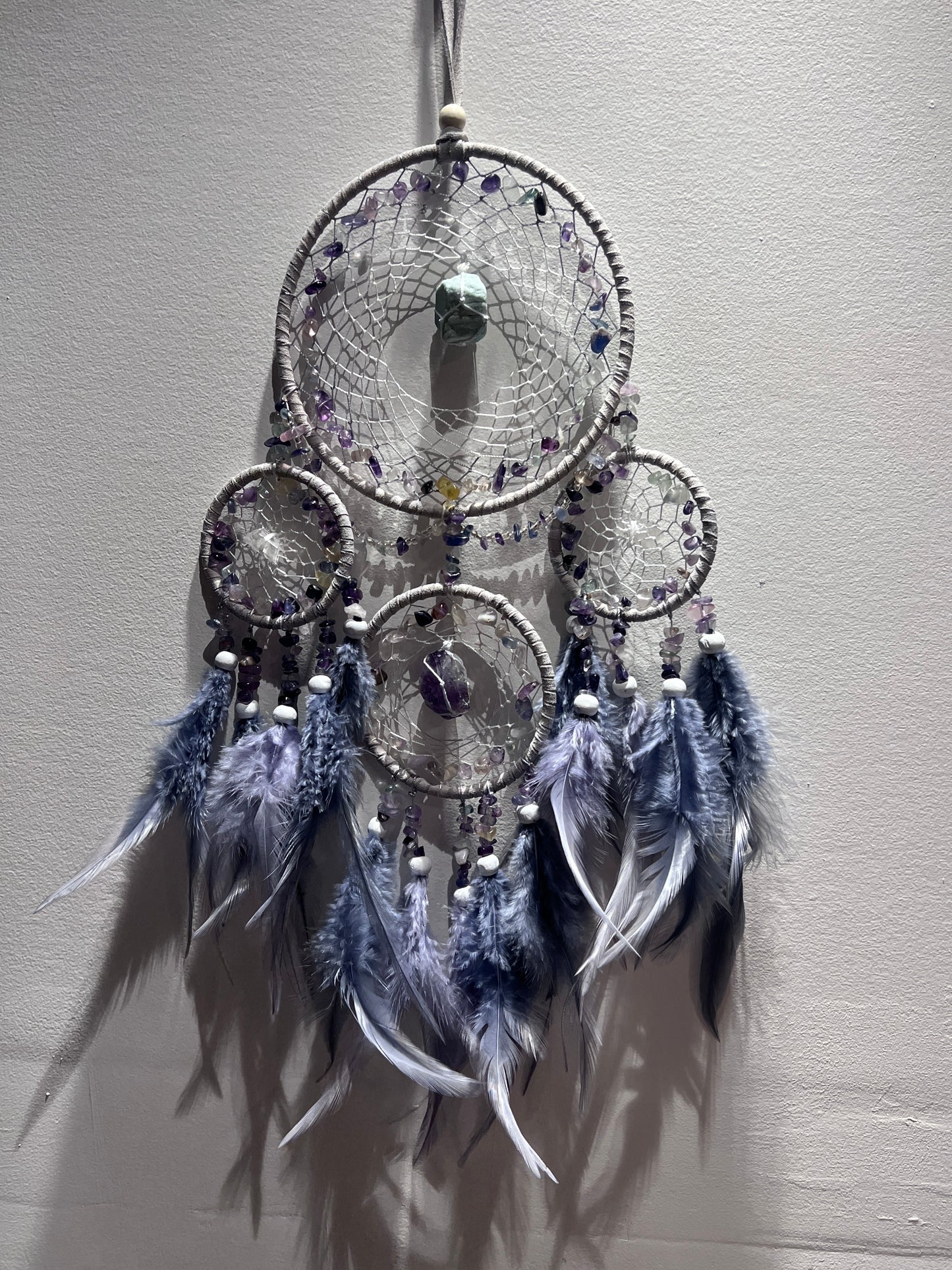 Handmade crystal dreamcatcher