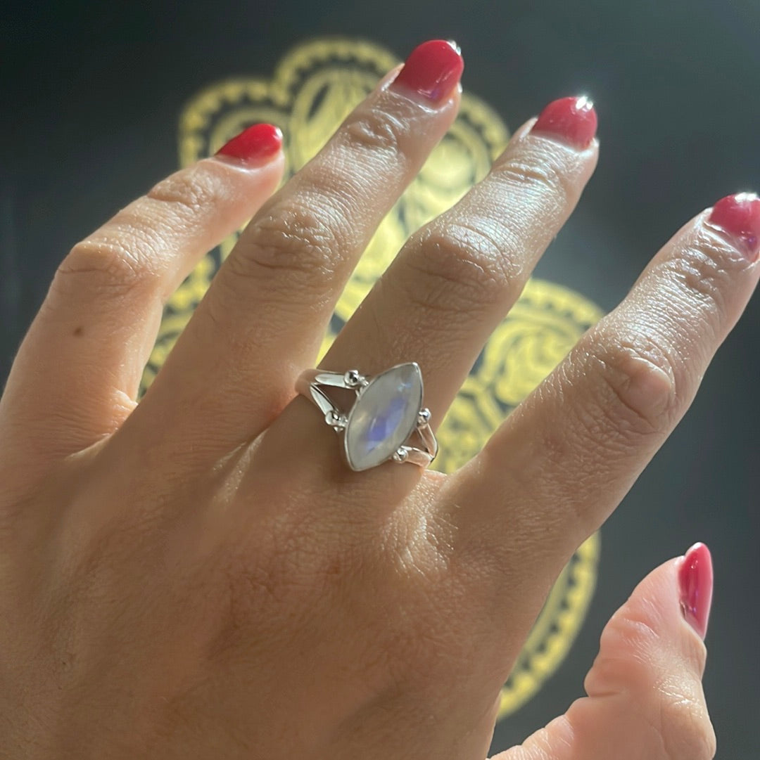 Cleopatra Moonstone Ring