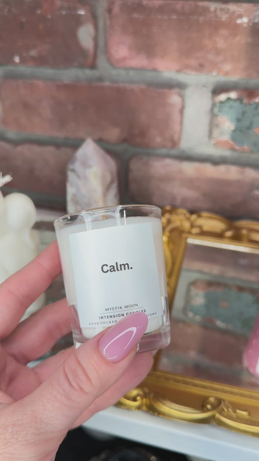 CALM. Intention candle by Mystik Moon