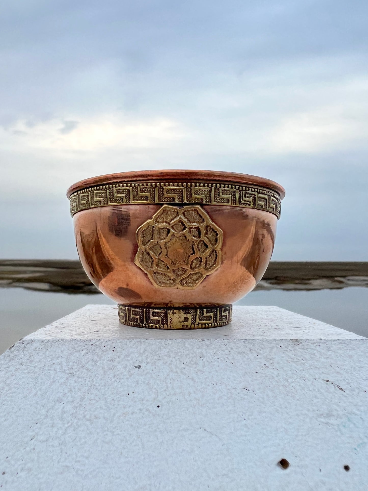 Copper ritual bowl