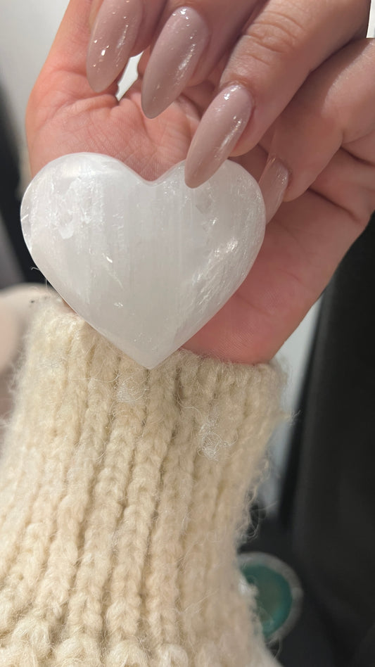 Selenite heart