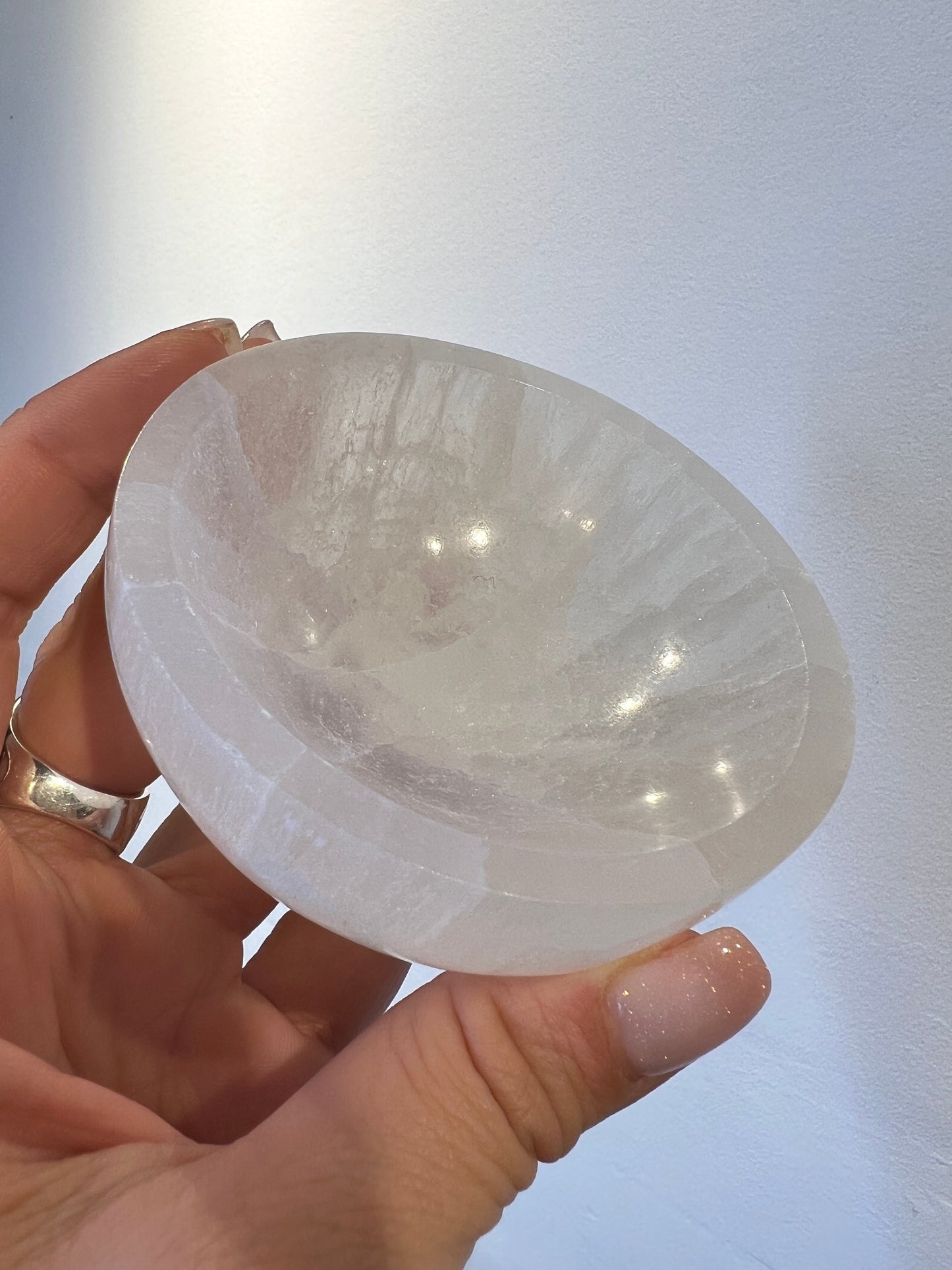 Selenite bowl small