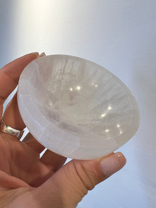 Selenite bowl small